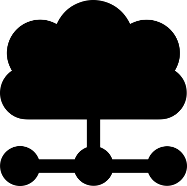 PNG biçiminde bulut depolama simgesi şeffaf arkaplan tasarımı ile dijital sunucu güvenli dosya eşzamanlama sunucu yönetimi ve modern web veya mobil kullanıcı arayüzü uygulamaları için ideal