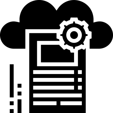 PNG biçiminde bulut depolama simgesi şeffaf arkaplan tasarımı ile dijital sunucu güvenli dosya eşzamanlama sunucu yönetimi ve modern web veya mobil kullanıcı arayüzü uygulamaları için ideal