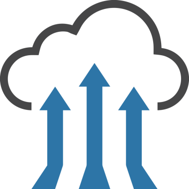PNG biçiminde bulut depolama simgesi şeffaf arkaplan tasarımı ile dijital sunucu güvenli dosya eşzamanlama sunucu yönetimi ve modern web veya mobil kullanıcı arayüzü uygulamaları için ideal