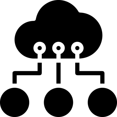 PNG biçiminde bulut depolama simgesi şeffaf arkaplan tasarımı ile dijital sunucu güvenli dosya eşzamanlama sunucu yönetimi ve modern web veya mobil kullanıcı arayüzü uygulamaları için ideal