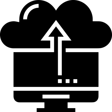 PNG biçiminde bulut depolama simgesi şeffaf arkaplan tasarımı ile dijital sunucu güvenli dosya eşzamanlama sunucu yönetimi ve modern web veya mobil kullanıcı arayüzü uygulamaları için ideal