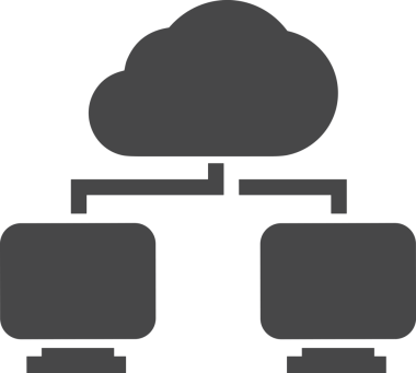 PNG biçiminde bulut depolama simgesi şeffaf arkaplan tasarımı ile dijital sunucu güvenli dosya eşzamanlama sunucu yönetimi ve modern web veya mobil kullanıcı arayüzü uygulamaları için ideal