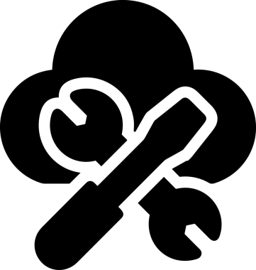 PNG biçiminde bulut depolama simgesi şeffaf arkaplan tasarımı ile dijital sunucu güvenli dosya eşzamanlama sunucu yönetimi ve modern web veya mobil kullanıcı arayüzü uygulamaları için ideal