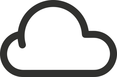 PNG biçiminde bulut depolama simgesi şeffaf arkaplan tasarımı ile dijital sunucu güvenli dosya eşzamanlama sunucu yönetimi ve modern web veya mobil kullanıcı arayüzü uygulamaları için ideal