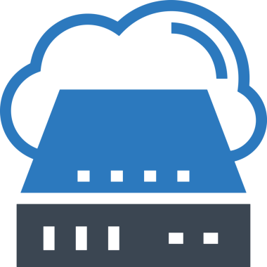 PNG biçiminde bulut depolama simgesi şeffaf arkaplan tasarımı ile dijital sunucu güvenli dosya eşzamanlama sunucu yönetimi ve modern web veya mobil kullanıcı arayüzü uygulamaları için ideal