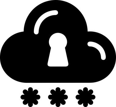 PNG biçiminde bulut depolama simgesi şeffaf arkaplan tasarımı ile dijital sunucu güvenli dosya eşzamanlama sunucu yönetimi ve modern web veya mobil kullanıcı arayüzü uygulamaları için ideal