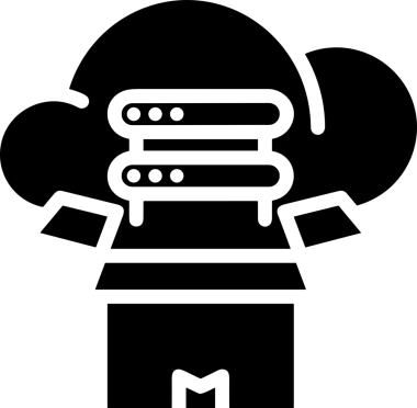 PNG biçiminde bulut depolama simgesi şeffaf arkaplan tasarımı ile dijital sunucu güvenli dosya eşzamanlama sunucu yönetimi ve modern web veya mobil kullanıcı arayüzü uygulamaları için ideal