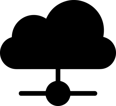 PNG biçiminde bulut depolama simgesi şeffaf arkaplan tasarımı ile dijital sunucu güvenli dosya eşzamanlama sunucu yönetimi ve modern web veya mobil kullanıcı arayüzü uygulamaları için ideal
