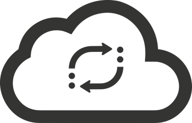 PNG biçiminde bulut depolama simgesi şeffaf arkaplan tasarımı ile dijital sunucu güvenli dosya eşzamanlama sunucu yönetimi ve modern web veya mobil kullanıcı arayüzü uygulamaları için ideal