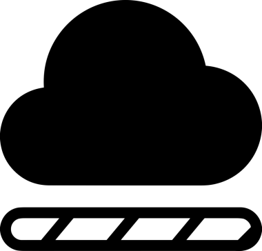 PNG biçiminde bulut depolama simgesi şeffaf arkaplan tasarımı ile dijital sunucu güvenli dosya eşzamanlama sunucu yönetimi ve modern web veya mobil kullanıcı arayüzü uygulamaları için ideal