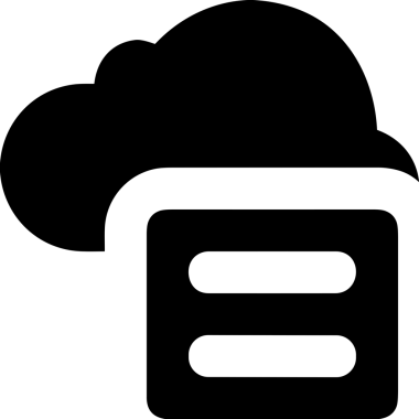 PNG biçiminde bulut depolama simgesi şeffaf arkaplan tasarımı ile dijital sunucu güvenli dosya eşzamanlama sunucu yönetimi ve modern web veya mobil kullanıcı arayüzü uygulamaları için ideal