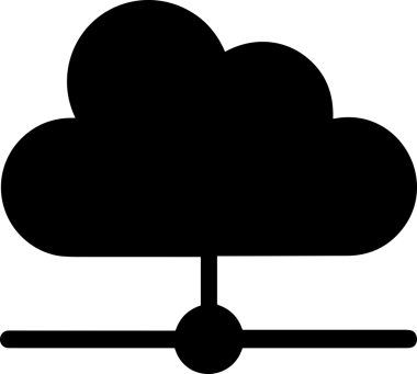 PNG biçiminde bulut depolama simgesi şeffaf arkaplan tasarımı ile dijital sunucu güvenli dosya eşzamanlama sunucu yönetimi ve modern web veya mobil kullanıcı arayüzü uygulamaları için ideal