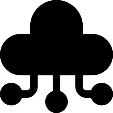 PNG biçiminde bulut depolama simgesi şeffaf arkaplan tasarımı ile dijital sunucu güvenli dosya eşzamanlama sunucu yönetimi ve modern web veya mobil kullanıcı arayüzü uygulamaları için ideal