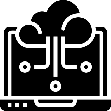 PNG biçiminde bulut depolama simgesi şeffaf arkaplan tasarımı ile dijital sunucu güvenli dosya eşzamanlama sunucu yönetimi ve modern web veya mobil kullanıcı arayüzü uygulamaları için ideal