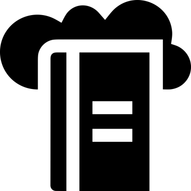 PNG biçiminde bulut depolama simgesi şeffaf arkaplan tasarımı ile dijital sunucu güvenli dosya eşzamanlama sunucu yönetimi ve modern web veya mobil kullanıcı arayüzü uygulamaları için ideal
