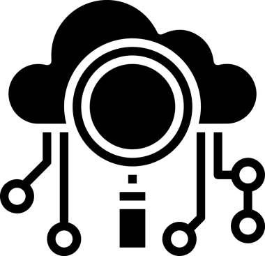 PNG biçiminde bulut depolama simgesi şeffaf arkaplan tasarımı ile dijital sunucu güvenli dosya eşzamanlama sunucu yönetimi ve modern web veya mobil kullanıcı arayüzü uygulamaları için ideal