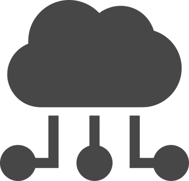 PNG biçiminde bulut depolama simgesi şeffaf arkaplan tasarımı ile dijital sunucu güvenli dosya eşzamanlama sunucu yönetimi ve modern web veya mobil kullanıcı arayüzü uygulamaları için ideal