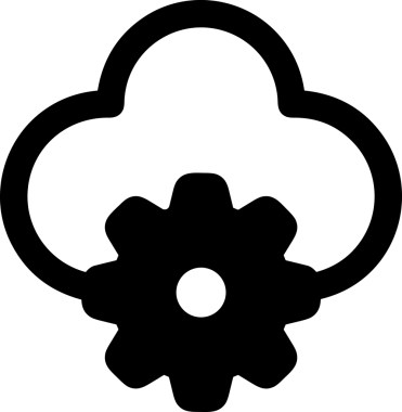 PNG biçiminde bulut depolama simgesi şeffaf arkaplan tasarımı ile dijital sunucu güvenli dosya eşzamanlama sunucu yönetimi ve modern web veya mobil kullanıcı arayüzü uygulamaları için ideal