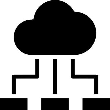 PNG biçiminde bulut depolama simgesi şeffaf arkaplan tasarımı ile dijital sunucu güvenli dosya eşzamanlama sunucu yönetimi ve modern web veya mobil kullanıcı arayüzü uygulamaları için ideal