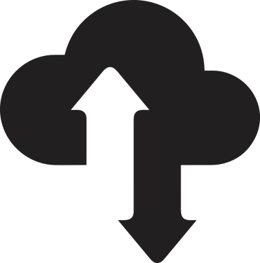 PNG biçiminde bulut depolama simgesi şeffaf arkaplan tasarımı ile dijital sunucu güvenli dosya eşzamanlama sunucu yönetimi ve modern web veya mobil kullanıcı arayüzü uygulamaları için ideal