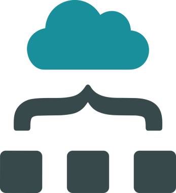 PNG biçiminde bulut depolama simgesi şeffaf arkaplan tasarımı ile dijital sunucu güvenli dosya eşzamanlama sunucu yönetimi ve modern web veya mobil kullanıcı arayüzü uygulamaları için ideal