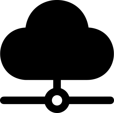 PNG biçiminde bulut depolama simgesi şeffaf arkaplan tasarımı ile dijital sunucu güvenli dosya eşzamanlama sunucu yönetimi ve modern web veya mobil kullanıcı arayüzü uygulamaları için ideal