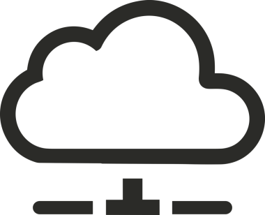 PNG biçiminde bulut depolama simgesi şeffaf arkaplan tasarımı ile dijital sunucu güvenli dosya eşzamanlama sunucu yönetimi ve modern web veya mobil kullanıcı arayüzü uygulamaları için ideal