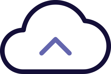 PNG biçiminde bulut depolama simgesi şeffaf arkaplan tasarımı ile dijital sunucu güvenli dosya eşzamanlama sunucu yönetimi ve modern web veya mobil kullanıcı arayüzü uygulamaları için ideal