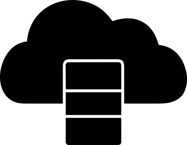 PNG biçiminde bulut depolama simgesi şeffaf arkaplan tasarımı ile dijital sunucu güvenli dosya eşzamanlama sunucu yönetimi ve modern web veya mobil kullanıcı arayüzü uygulamaları için ideal