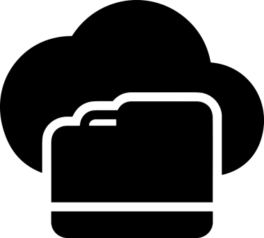 PNG biçiminde bulut depolama simgesi şeffaf arkaplan tasarımı ile dijital sunucu güvenli dosya eşzamanlama sunucu yönetimi ve modern web veya mobil kullanıcı arayüzü uygulamaları için ideal