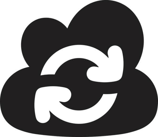 PNG biçiminde bulut depolama simgesi şeffaf arkaplan tasarımı ile dijital sunucu güvenli dosya eşzamanlama sunucu yönetimi ve modern web veya mobil kullanıcı arayüzü uygulamaları için ideal