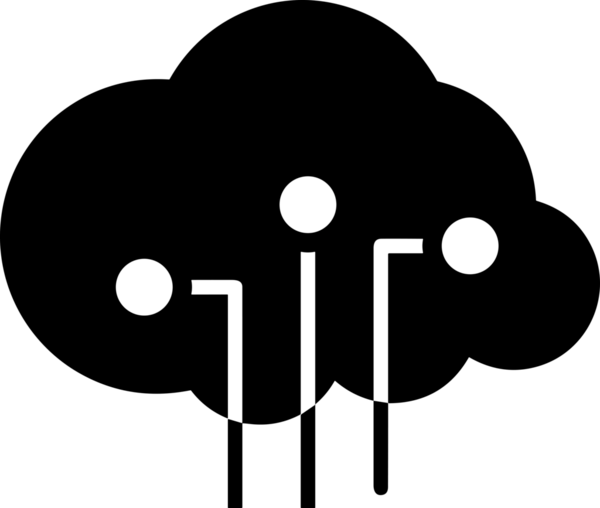 PNG biçiminde bulut depolama simgesi şeffaf arkaplan tasarımı ile dijital sunucu güvenli dosya eşzamanlama sunucu yönetimi ve modern web veya mobil kullanıcı arayüzü uygulamaları için ideal