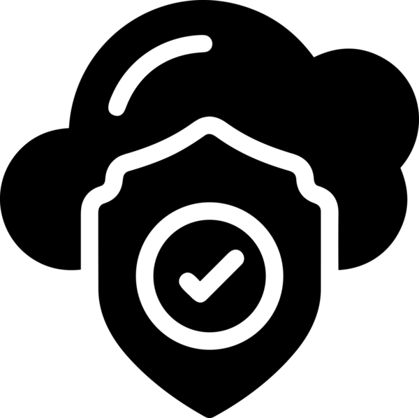 PNG biçiminde bulut depolama simgesi şeffaf arkaplan tasarımı ile dijital sunucu güvenli dosya eşzamanlama sunucu yönetimi ve modern web veya mobil kullanıcı arayüzü uygulamaları için ideal