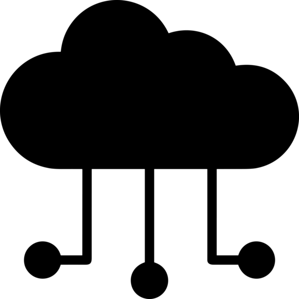 PNG biçiminde bulut depolama simgesi şeffaf arkaplan tasarımı ile dijital sunucu güvenli dosya eşzamanlama sunucu yönetimi ve modern web veya mobil kullanıcı arayüzü uygulamaları için ideal