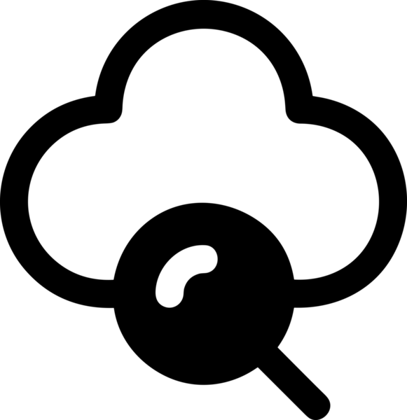 PNG biçiminde bulut depolama simgesi şeffaf arkaplan tasarımı ile dijital sunucu güvenli dosya eşzamanlama sunucu yönetimi ve modern web veya mobil kullanıcı arayüzü uygulamaları için ideal