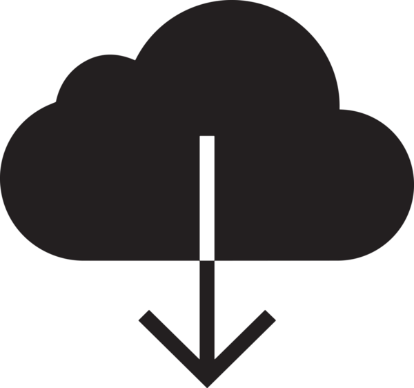 PNG biçiminde bulut depolama simgesi şeffaf arkaplan tasarımı ile dijital sunucu güvenli dosya eşzamanlama sunucu yönetimi ve modern web veya mobil kullanıcı arayüzü uygulamaları için ideal