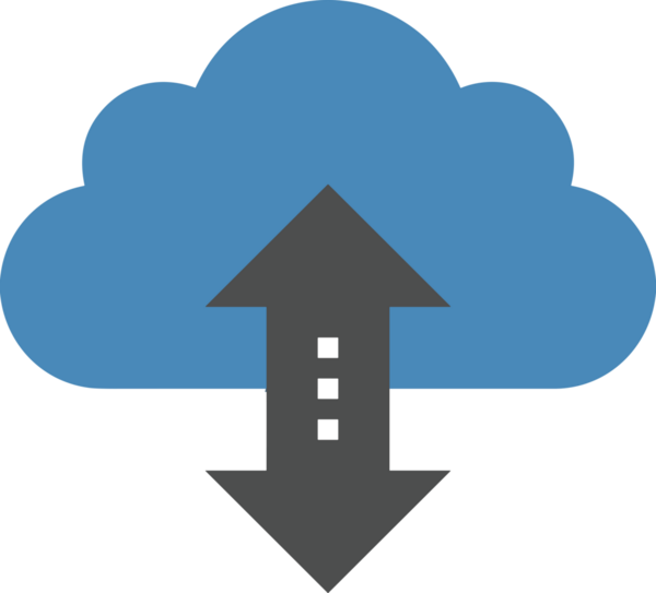PNG biçiminde bulut depolama simgesi şeffaf arkaplan tasarımı ile dijital sunucu güvenli dosya eşzamanlama sunucu yönetimi ve modern web veya mobil kullanıcı arayüzü uygulamaları için ideal