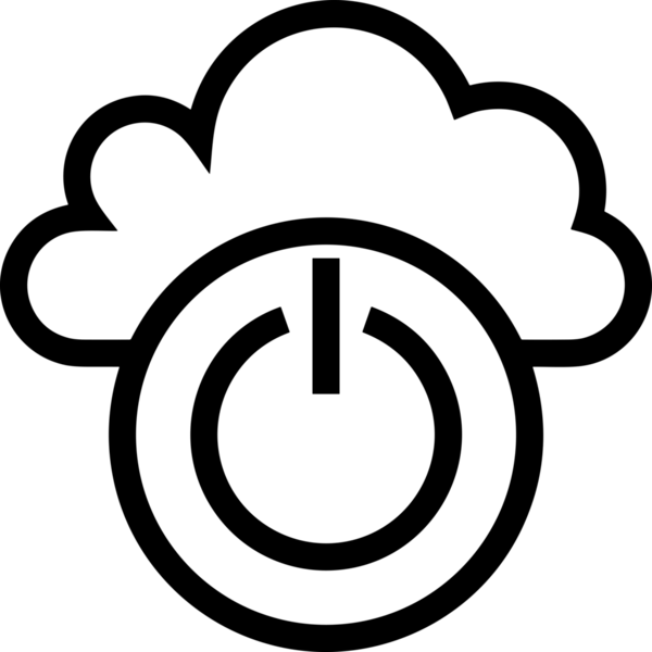 PNG biçiminde bulut depolama simgesi şeffaf arkaplan tasarımı ile dijital sunucu güvenli dosya eşzamanlama sunucu yönetimi ve modern web veya mobil kullanıcı arayüzü uygulamaları için ideal