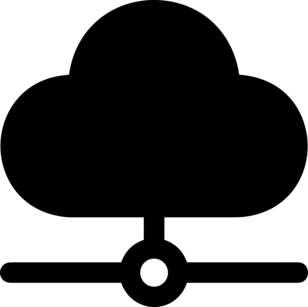 PNG biçiminde bulut depolama simgesi şeffaf arkaplan tasarımı ile dijital sunucu güvenli dosya eşzamanlama sunucu yönetimi ve modern web veya mobil kullanıcı arayüzü uygulamaları için ideal