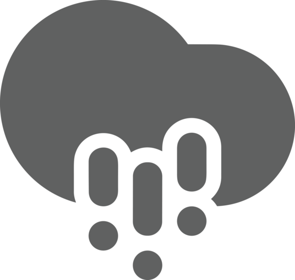 PNG biçiminde bulut depolama simgesi şeffaf arkaplan tasarımı ile dijital sunucu güvenli dosya eşzamanlama sunucu yönetimi ve modern web veya mobil kullanıcı arayüzü uygulamaları için ideal