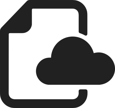 PNG biçiminde bulut depolama simgesi şeffaf arkaplan tasarımı ile dijital sunucu güvenli dosya eşzamanlama sunucu yönetimi ve modern web veya mobil kullanıcı arayüzü uygulamaları için ideal