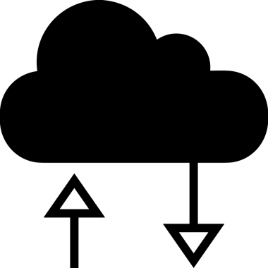 PNG biçiminde bulut depolama simgesi şeffaf arkaplan tasarımı ile dijital sunucu güvenli dosya eşzamanlama sunucu yönetimi ve modern web veya mobil kullanıcı arayüzü uygulamaları için ideal
