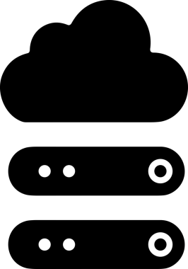 PNG biçiminde bulut depolama simgesi şeffaf arkaplan tasarımı ile dijital sunucu güvenli dosya eşzamanlama sunucu yönetimi ve modern web veya mobil kullanıcı arayüzü uygulamaları için ideal