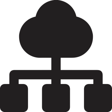 PNG biçiminde bulut depolama simgesi şeffaf arkaplan tasarımı ile dijital sunucu güvenli dosya eşzamanlama sunucu yönetimi ve modern web veya mobil kullanıcı arayüzü uygulamaları için ideal