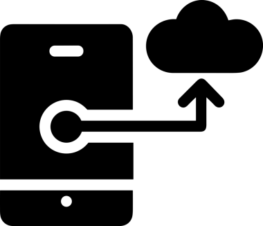 PNG biçiminde bulut depolama simgesi şeffaf arkaplan tasarımı ile dijital sunucu güvenli dosya eşzamanlama sunucu yönetimi ve modern web veya mobil kullanıcı arayüzü uygulamaları için ideal