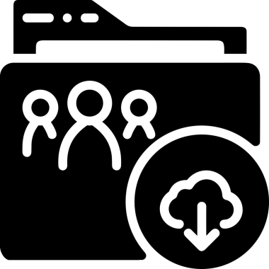 PNG biçiminde bulut depolama simgesi şeffaf arkaplan tasarımı ile dijital sunucu güvenli dosya eşzamanlama sunucu yönetimi ve modern web veya mobil kullanıcı arayüzü uygulamaları için ideal