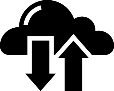 PNG biçiminde bulut depolama simgesi şeffaf arkaplan tasarımı ile dijital sunucu güvenli dosya eşzamanlama sunucu yönetimi ve modern web veya mobil kullanıcı arayüzü uygulamaları için ideal