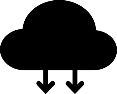 PNG biçiminde bulut depolama simgesi şeffaf arkaplan tasarımı ile dijital sunucu güvenli dosya eşzamanlama sunucu yönetimi ve modern web veya mobil kullanıcı arayüzü uygulamaları için ideal