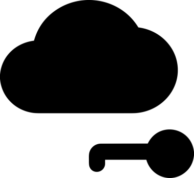 PNG biçiminde bulut depolama simgesi şeffaf arkaplan tasarımı ile dijital sunucu güvenli dosya eşzamanlama sunucu yönetimi ve modern web veya mobil kullanıcı arayüzü uygulamaları için ideal