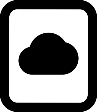PNG biçiminde bulut depolama simgesi şeffaf arkaplan tasarımı ile dijital sunucu güvenli dosya eşzamanlama sunucu yönetimi ve modern web veya mobil kullanıcı arayüzü uygulamaları için ideal